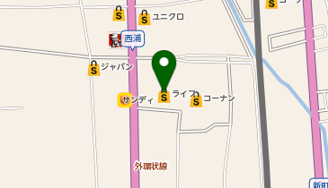 ライフ羽曳野西浦 共同出張所(イーネットATM)の地図画像