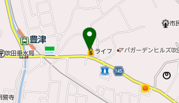 ライフ豊津 共同出張所(イーネットATM)の地図画像