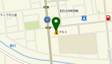 マルト平白土 共同出張所(イーネットATM)の地図画像