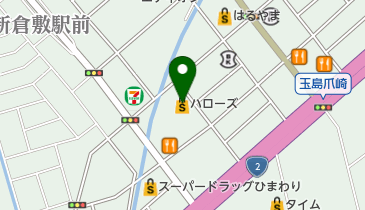 ハローズ新倉敷 共同出張所(イーネットATM)の地図画像