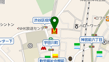 デイリーヤマザキ渋谷区神南 共同出張所(イーネットATM)の地図画像