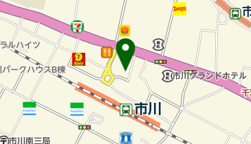 デイリーヤマザキ市川駅前 共同出張所(イーネットATM)の地図画像