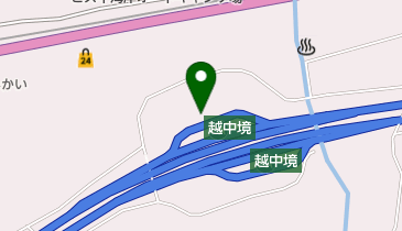 デイリーヤマザキ越中境PA(下り) 共同出張所(イーネットATM)の地図画像