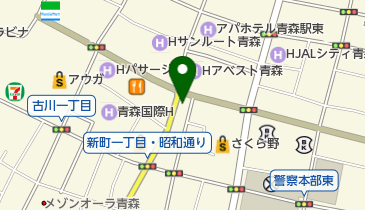 デイリーヤマザキ青森新町 共同出張所(イーネットATM)の地図画像