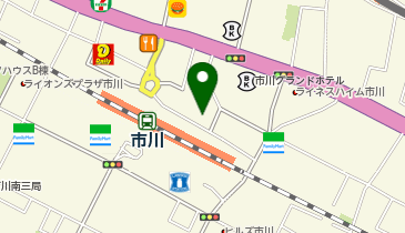 デイリーヤマザキアクティオーレ市川 共同出張所(イーネットATM)の地図画像