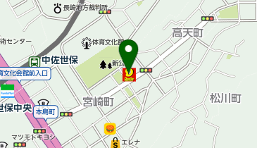 デイリーヤマザキ佐世保高天町 共同出張所(イーネットATM)の地図画像