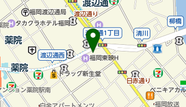 ファミリーマート中央渡辺通 共同出張所(イーネットATM)の地図画像