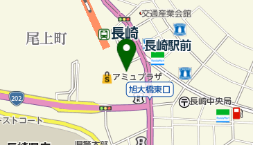 ファミリーマートアミュプラザ長崎 共同出張所(イーネットATM)の地図画像