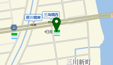 ファミリーマート大分三川新町 共同出張所(イーネットATM)の地図画像