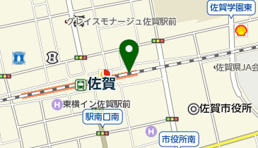 ファミリーマート佐賀駅バスセンター 共同出張所(イーネットATM)の地図画像