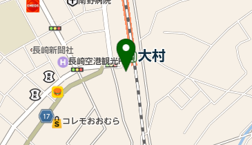 ファミリーマートJR大村駅 共同出張所(イーネットATM)の地図画像