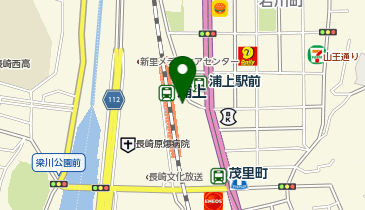ファミリーマート長崎浦上駅 共同出張所(イーネットATM)の地図画像