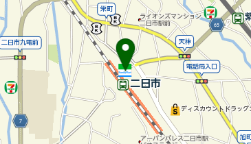 ファミリーマートJR二日市駅 共同出張所(イーネットATM)の地図画像