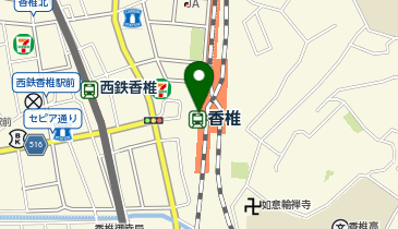 ファミリーマートJR香椎駅 共同出張所(イーネットATM)の地図画像