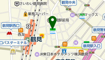 ファミリーマートネオマイム鶴見東口1号機 共同出張所(イーネットATM)の地図画像