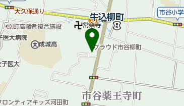 ファミリーマート市谷柳町 共同出張所(イーネットATM)の地図画像