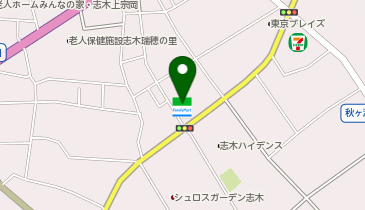 ファミリーマート志木上宗岡 共同出張所(イーネットATM)の地図画像