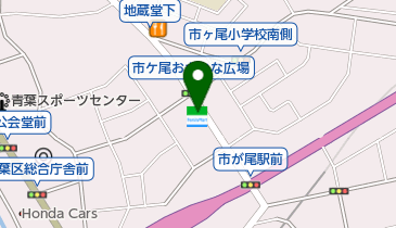 ファミリーマート市ヶ尾駅北口 共同出張所(イーネットATM)の地図画像