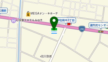 ファミリーマート姫路宇佐崎 共同出張所(イーネットATM)の地図画像
