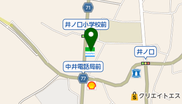 ファミリーマートサンズ中井井ノ口 共同出張所(イーネットATM)の地図画像