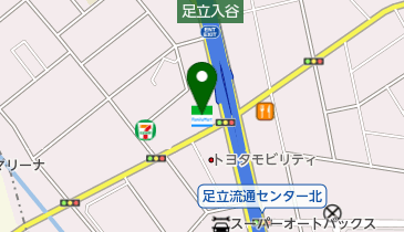 ファミリーマート足立入谷八丁目 共同出張所(イーネットATM)の地図画像