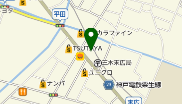 ファミリーマート三木末広 共同出張所(イーネットATM)の地図画像
