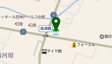 ファミリーマート高津橋 共同出張所(イーネットATM)の地図画像