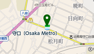 ファミリーマート守口竜田通一丁目 共同出張所(イーネットATM)の地図画像