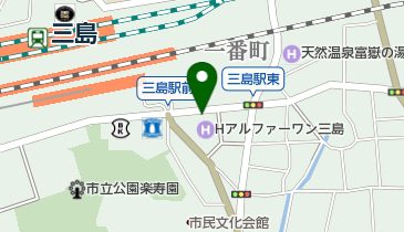 ファミリーマート三島駅南口 共同出張所(イーネットATM)の地図画像