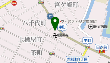 ファミリーマート静岡車町 共同出張所(イーネットATM)の地図画像
