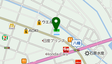 ファミリーマート焼津八楠 共同出張所(イーネットATM)の地図画像