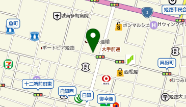 ファミリーマート姫路大手前 共同出張所(イーネットATM)の地図画像