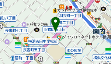 ファミリーマート関内羽衣町 共同出張所(イーネットATM)の地図画像