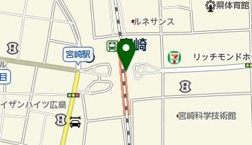 ファミリーマートJR宮崎駅 共同出張所(イーネットATM)の地図画像