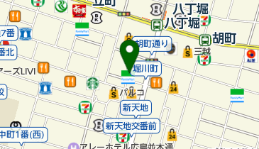 ファミリーマート広島金座街2号機 共同出張所(イーネットATM)の地図画像