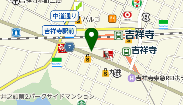 ファミリーマート吉祥寺パークロード 共同出張所(イーネットATM)の地図画像