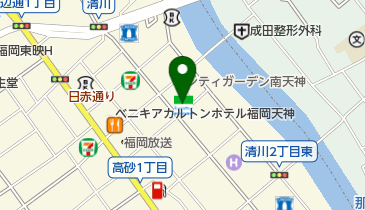 ファミリーマート福岡清川二丁目 共同出張所(イーネットATM)の地図画像