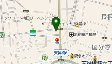 ファミリーマート天六北 共同出張所(イーネットATM)の地図画像