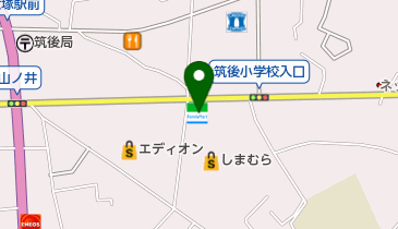 ファミリーマート筑後東山ノ井 共同出張所(イーネットATM)の地図画像