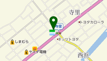 ファミリーマート串間西浜一丁目 共同出張所(イーネットATM)の地図画像