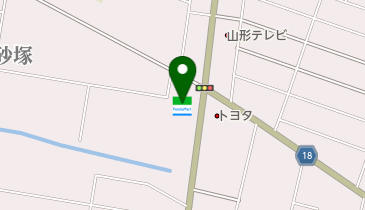 ファミリーマート山形砂塚 共同出張所(イーネットATM)の地図画像