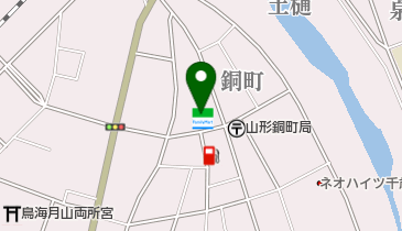 ファミリーマート山形銅町二丁目 共同出張所(イーネットATM)の地図画像