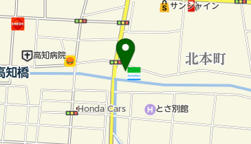 ファミリーマート高知北本町 共同出張所(イーネットATM)の地図画像