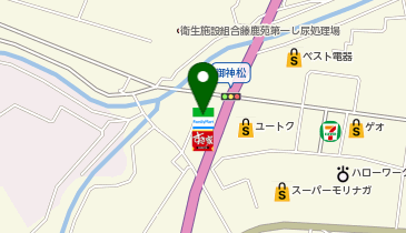 ファミリーマート鹿島高津原 共同出張所(イーネットATM)の地図画像