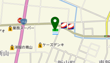 ファミリーマート寒河江新山町 共同出張所(イーネットATM)の地図画像
