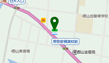 ファミリーマート郡山金屋 共同出張所(イーネットATM)の地図画像