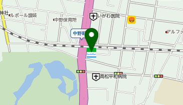 ファミリーマート栗林公園前 共同出張所(イーネットATM)の地図画像