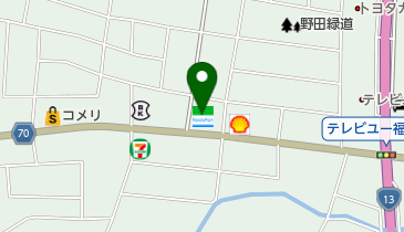 ファミリーマート福島西中央 共同出張所(イーネットATM)の地図画像