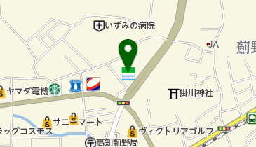ファミリーマート高知インター 共同出張所(イーネットATM)の地図画像