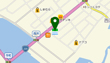 ファミリーマート串間西浜 共同出張所(イーネットATM)の地図画像